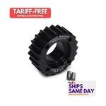 Jones CS-6102-WC-22, Black Aluminum Htd Crankshaft Pulley Tooth 3/16IN Du. Fixed Price $117.56.