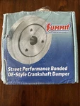 Summit Racing Equipment Street Performance Bonded Oe-style Crankshaft Damper. Fixed Price $85.00.