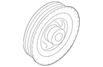 Genuine Mazda Pulley ZJ38-11-400. Fixed Price $170.59.