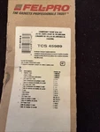 Felpro TCS45989 BX032026. Fixed Price $5.99.