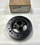 1969-88 350 Chevy Sb Harmonic Balancer, 6.75" Internal Balance, Solid Back Reman. Fixed Price $95.00.