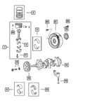 Genuine Mopar Hex Head Bolt And Coned Washer Mounting 6505840AA. Fixed Price $7.74.