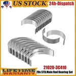 20PCS Std Main Rod Bearing Set For 2013-2015 Hyundai Santa Fe 3.3L 21020-3C410. Fixed Price $31.99.