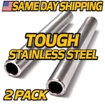(2 Pack) Improved Front Axle Sleeve Fits Scag 43583 - Tough Stainless Steel. Fixed Price $17.49.