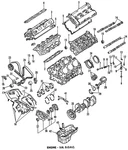 Genuine Mitsubishi Rear Main Seal Retainer 1052B586. Fixed Price $64.50.