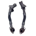 Set Of 2 Crankcase Vent Hose Left And Right N63 Pcv For Bmw 550I 650I 750I X5.... Fixed Price $80.88.